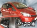 Ανεμοθραύστες για Toyota Yaris  (2011+) 5 πορτο - 4 τμχ εμπρός και πίσω