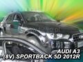 Ανεμοθραύστες για AUDI A3 Sportback (2012-2020) 5 πορτο - 4 τμχ. εμπρός και πίσω
