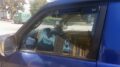 Ανεμοθραύστες για Toyota Land Cruiser J90 (1996-2002) 3/5 πορτο - 2 τμχ. εμπρός