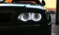 Δαχτυλίδια angel eyes για BMW E46 (1998-2005) με 60 led - Λευκό χρώμα € 57,9