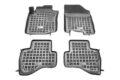 Λαστιχένια πατάκια Rezaw Plast για CITROEN C1 I (2005-2014) / PEUGEOT 107 (2005-2014) / TOYOTA AYGO I (2005-2014) - τύπου σκαφάκι - 4τμχ.