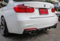 Diffuser για 2 εξατμίσεις για BMW F30 (2011+) - M pack