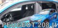 Ανεμοθραύστες για OPEL Corsa F / Peugeot 208 (2019+) - 4 τμχ. εμπρός και πίσω
