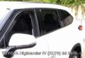Ανεμοθραύστες για Toyota Highlander IV (XU70) 5D (2019+) - 4 τμχ. εμπρός και πίσω