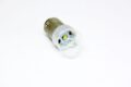 Led λάμπα  BA15S me 5W CREE led γυάλινο διπλού φωτισμού λευκή - 1τμχ.