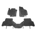 Λαστιχένια πατάκια Rezaw Plast για SEAT Altea XL (2006-2015) - without versions with bluetooth module under the drivers seat - τύπου σκαφάκι - 3τμχ.