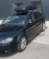 Μπαγκαζιέρα οροφής Junior Easy 180x94x39cm με μονόπλευρο άνοιγμα και κλειδί, 530 λίτρα - μαύρη