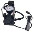 Κομπρεσέρ αέρος αυτοκινήτου 12V, 120W, 10A με μανόμετρο και αντάπτορα αναπτήρα με 3 αντάπτορες - 1 τμχ.