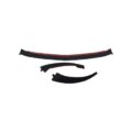 Spoiler εμπρός προφυλακτήρα για Mercedes W213 E-class (2020+) Brabus Style- μαύρο γυαλιστερό