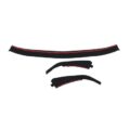 Spoiler εμπρός προφυλακτήρα για Mercedes W206 C-class (2022+) Brabus Style- μαύρο γυαλιστερό