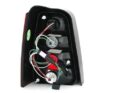 Πίσω φανάρια για Vw Golf III combi - μαύρα  chrome - σετ 2τμχ.