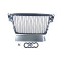 Μάσκα χωρίς σήμα για Audi A4 B8 (2008-2011) - RS LOOK - μαύρη  ματ