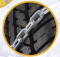 Αντιολισθητικές αλυσίδες 12mm. (μέγεθος 70) για 13", 14", 15", 16"' ζάντες - σετ 2τμχ.