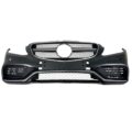 Προφυλακτήρας εμπρός για Mercedes C-class W205 (2014+) - AMG look - με diffuser και μπούκες