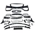 Προφυλακτήρας εμπρός για Mercedes C-class W205 (2014+) - AMG look - με diffuser και μπούκες