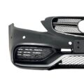 Προφυλακτήρας εμπρός για Mercedes C-class W205 (2014+) - AMG look - με diffuser και μπούκες