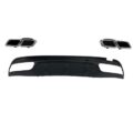 Προφυλακτήρας εμπρός για Mercedes C-class W205 (2014+) - AMG look - με diffuser και μπούκες