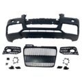 Προφυλακτήρας εμπρός για Audi A4 B7 8E (2004-2008) - S-Line Design χωρίς ανοίγματα parktronic , με ανοίγματα για πιτσιλίθρες