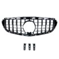 Μάσκα για Mercedes W212 E-class (2014-2015) chrome/black - GT