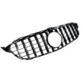 Μάσκα για Mercedes W205 C-class (2014-2021) chrome/black - GT