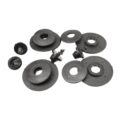 Λαστιχένια πατάκια Rezaw Plast για AUDI A4 B6 / B7 (2001-2008) τύπου σκαφάκι - 4τμχ.