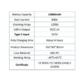 Φορητός Εκκινητής Αυτοκινήτου 12V S306 & Power Bank 12800mAh με Φακό και USB