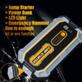 Φορητός Εκκινητής Αυτοκινήτου 12V S306 & Power Bank 12800mAh με Φακό και USB