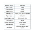 Φορητός Εκκινητής Αυτοκινήτου 12V S603 & Power Bank 16800mAh με Φακό και USB