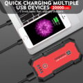 Φορητός Εκκινητής Αυτοκινήτου 12V S901 & Power Bank 20.000mAh με Φακό και USB