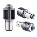 ΛΑΜΠΑ LED MOTO BA20D 20W 12-80V AC&DC (Λευκό+Κίτρινο)