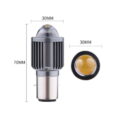 ΛΑΜΠΑ LED MOTO BA20D 20W 12-80V AC&DC (Λευκό+Κίτρινο)