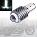 ΛΑΜΠΑ LED MOTO BA20D 20W 12-80V AC&DC (Λευκό+Κίτρινο)