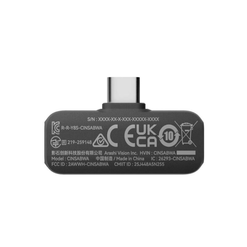 Insta360 Mic Air (1 Transmitter, 1 Receiver) - 10H Battery, 300m wireless range, built-in noise redu