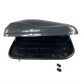 Μπαγκαζιέρα οροφής Junior Altro 140x90x38cm με μονό άνοιγμα με κλειδί, 370 λίτρα - Γκρι γυαλιστερή