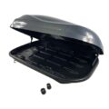 Μπαγκαζιέρα οροφής Junior Altro 140x90x38cm με μονό άνοιγμα με κλειδί, 370 λίτρα - Γκρι γυαλιστερή