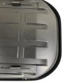 Μπαγκαζιέρα οροφής Junior Altro 140x90x38cm με μονό άνοιγμα με κλειδί, 370 λίτρα - Γκρι γυαλιστερή