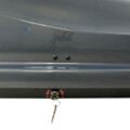 Μπαγκαζιέρα οροφής Junior Altro 185x80x41cm με διπλό άνοιγμα με κλειδί, 460 λίτρα - Γκρι υαλιγστερή