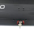 Μπαγκαζιέρα οροφής Junior Strike 199x84x35cm με διπλό άνοιγμα και κλειδί, 440 λίτρα - μαύρη γυαλιστερή