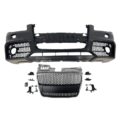 Προφυλακτήρας εμπρός για Audi A4 B7 8E (2004-2008) - S Line Design με γρίλια χρωμίου,  με ανοίγματα για πιτσιλίθρες