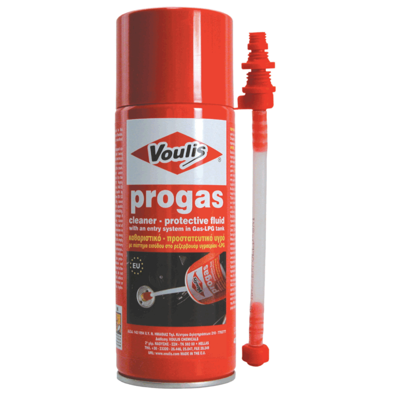 Voulis Progas Καθαριστικό-Προστατευτικό Υγραεριοκίνησης Πρόσθετο Αερίου Κίνησης 120ml