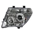 Φανάρια εμπρός led angel eyes για Nissan Navara / Pathfinder (2005-2009) - chrome , με λάμπες (Η1) - σετ 2τμχ.