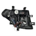 Φανάρια εμπρός led angel eyes για Nissan Navara / Pathfinder (2005-2009) - chrome , με λάμπες (Η1) - σετ 2τμχ.