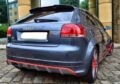 Αεροτομή οροφής για Audi A3 (2003-2012) S3 Design 3πορτο - μαύρη γυαλιστερή