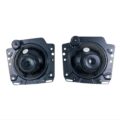 Φανάρια εμπρός με σταυρό Vw Golf II (1983-1993) - chrome ,  χωρίς  λάμπες (Η 4 ) - σετ 2τμχ.