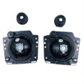 Φανάρια εμπρός με σταυρό Vw Golf II (1983-1993) - chrome ,  χωρίς  λάμπες (Η 4 ) - σετ 2τμχ.