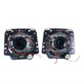 Φανάρια εμπρός angel eyes για Vw Golf II (1983-1993) - chrome ,  χωρίς  λάμπες (Η 4 ) - σετ 2τμχ.