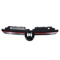 Μάσκα χωρίς σήμα για Vw Golf 8 - GTI design με κόκκινες γρίλιες