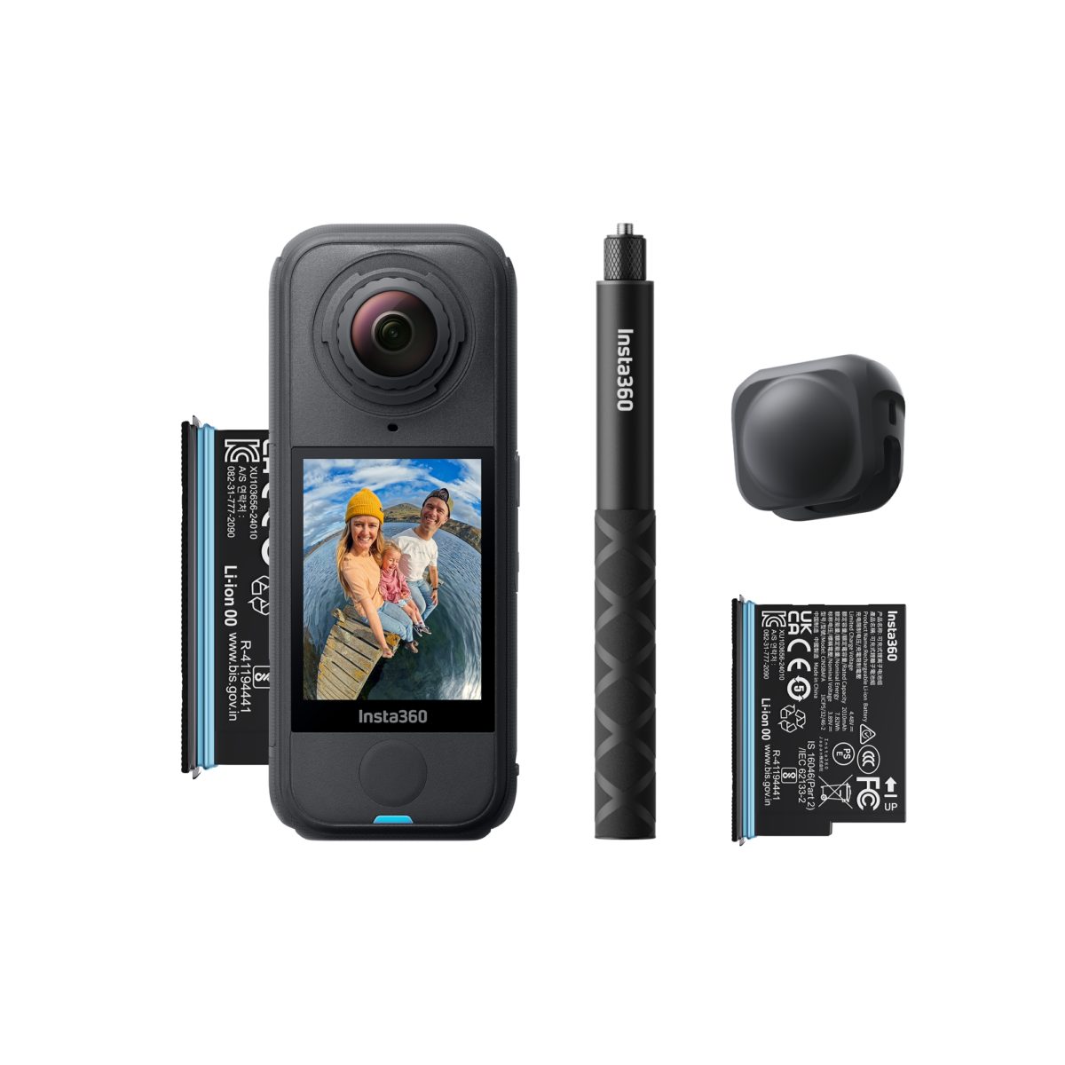 Insta360 X4 Air Starter Bundle - Lightweight 8K 360 AI ActionCam Selfie stick, 2x battery, lens cap - € 430,0 Insta360 X4 Air Starter Bundle - Lightweight 8K 360 AI ActionCam Selfie stick, 2x battery, lens cap
