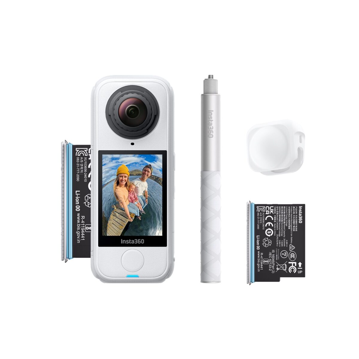 Insta360 X4 Air Starter Bundle White - Lightweight 8K 360 AI Act Cam Selfie stick,2xbattery,lens cap - € 430,0 Insta360 X4 Air Starter Bundle White - Lightweight 8K 360 AI Act Cam Selfie stick,2xbattery,lens cap