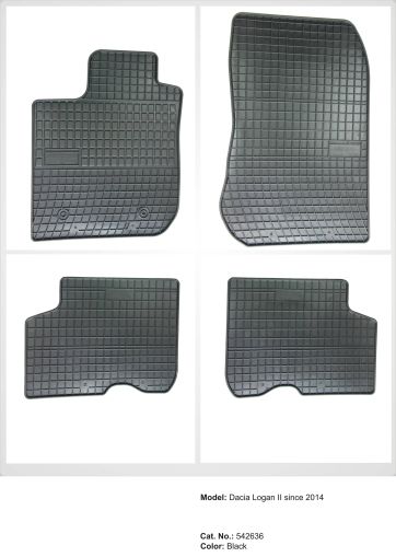 Λαστιχένια πατάκια Frogum για Dacia Logan 2 (2013+) - 4τμχ. - € 40,9 Λαστιχένια πατάκια Frogum για Dacia Logan 2 (2013+) - 4τμχ.